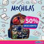 En Super Kompras Gran Liquidación de mochilas a mitad de precio