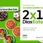 Promoción Días Uber Eats: 2x1 en platillos y restaurantes seleccionados del 3 al 7 de abril