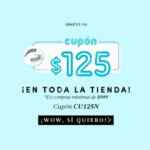 Cupón Vorana $125 de descuento en toda la tienda