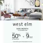 Promoción West Elm mes del niño: Hasta 50% de descuento + hasta 9 meses sin intereses