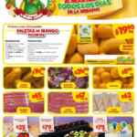 Ofertas Bodega Aurrerá en frutas y verduras Tianguis de Mamá Lucha 26 de abril al 2 de mayo 2019