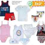 Promoción Chedraui Día del Niño de 3x2 en ropa interior infantil