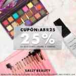 Cupón Sally de 25% de descuento en tiendas y online (marcas participantes)