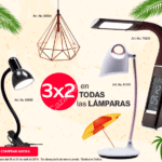 Promoción Office Depot de 3x2 en todas las lámparas de oficina y hogar