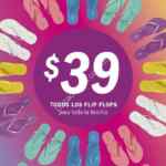 Promoción Old Navy Flip Flop Fest 2019: Sandalias a $39 este sábado 13 de abril