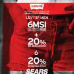 Venta Especial Levis Men en Sears: 20% de descuento + 6 msi