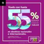 En Volaris hasta 55% de descuento en vuelos nacionales e internacionales hoy 23 de mayo
