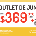 Outlet de junio Vivaaerobus: Vuelos desde $369 + hasta 25% adicional