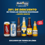 Ofertas Modelorama Hot Sale 2019: 20% de descuento en todas las cervezas + envío Gratis