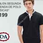 En C&A segundo a mitad de precio en polos