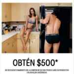 En Calvin Klein $500 de descuento en compra de $2000 o más en Calvin Klein Underwear