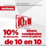 Promoción City Club 10x10: Lleva de 10 en 10 productos seleccionados y recibe 10% de descuento este 14 y 15 de mayo