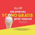 Cupón Dairy Queen de cono de helado Gratis en sucursal Manacar por inauguración