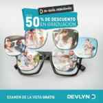 En Devlyn hasta 50% de descuento en graduación en la compra de tu armazón