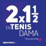 Promoción dportenis Día de las Madres de 2x1½ en tenis para mujer
