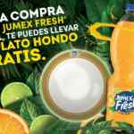 Promoción Jumex Fresh de plato hondo Gratis en la compra de presentación 2 litros