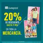 En Liverpool 20% de descuento + hasta 9 msi en todo Aeropostale