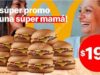 Cupón McDonalds Día de las Madres: 10 hamburguesas con queso por $199