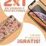 Promoción Mobo de 2x1 en micas y protectores para celular