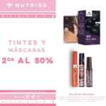 En Nutrisa segundo a mitad de precio en tintes y mascaras