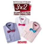 Promoción Sears de 3x2 en camisas para caballeros