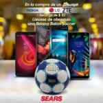 En Sears compra un celular Amigo Kit en marcas participantes + recarga de $50 y llévate una bocina balón de regalo