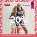 Promoción Suburbia Levi's: 20% de descuento en toda la línea Levi's Damas