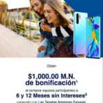 Promoción Telcel American Express de $1,000 de bonificación + 12 MSI en celulares participantes