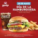 Promoción Wendys Día de la Hamburguesa 2019: Compra un combo y llévate el 2º con 50% de descuento