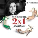 Promoción Andrea Día de las Madres: 2x1 en sandalias hoy 1 de mayo