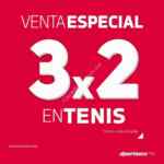 Venta Especial Dportenis: 3x2 en tenis del 17 al 31 de mayo