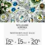 Venta del Día de las Madres Williams-Sonma: Hasta 20% de descuento o hasta 15% + 15 msi