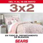 En Sears 3x2 en todo el departamento de blancos