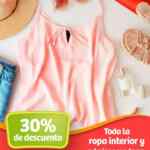 En Soriana 30% de descuento en ropa interior y exterior para dama