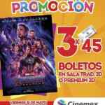 En Cinemex Matinée para Avengers a $15 ó 3 boletos por $45 hasta el 6 de junio