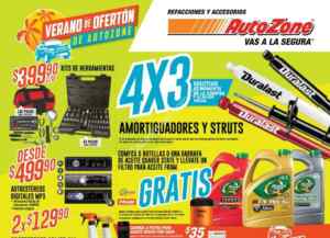 Ofertas AutoZone Vacaciones de Verano de Ofertón del 27 de junio al 3 de julio 2019