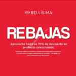 Rebajas Bellísima: hasta 70% de descuento en tiendas físicas y online
