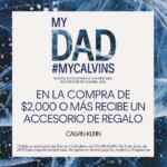 Promoción Calvin Klein Día del Padre: Recibe un accesorio de regalo en compras de $2,000 o más