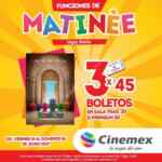 Promoción Cinemex Matinée Ugly Dolls de 3 boletos por $45 del 14 al 16 de junio