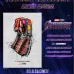 Promoción Cinemex re-estreno Avengers Endgame: póster edición especial Gratis presentando tu boleto