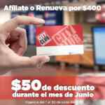En City Club $50 de descuento al afiliarte o renovar tu membresía durante junio