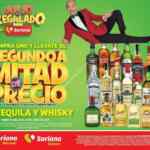 Promoción Julio Regalado 2019: 2×1½ en Tequilas y Whiskys en Soriana Mercado y Express