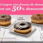 Promoción El Globo Día de la Dona: Docena de donas a mitad de precio presentando código hoy 7 de junio