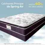 En Elektra hasta 60% de descuento en colchones Príncipe Spring Air