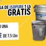 Promoción GNC Isopure de bolsa de regalo en la compra de una cubeta