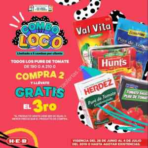 Ofertas HEB Verano Loco del 28 de junio al 4 de julio
