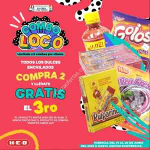 Ofertas HEB Verano Loco del 14 al 20 de junio 2019
