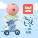 Promoción Rappi y Helados Dolphy: 2x1 en helados dobles esta semana