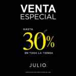 Venta Especial Julio: Hasta 30% de descuento en prendas seleccionadas