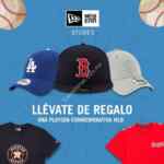 En New Era Stores compra $1,599 y llévate de regalo una playera de la MLB